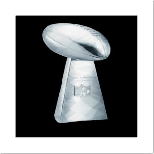 NFL Championship Trophy | Geometric | Vince Lombardi Trophy Posters and Art